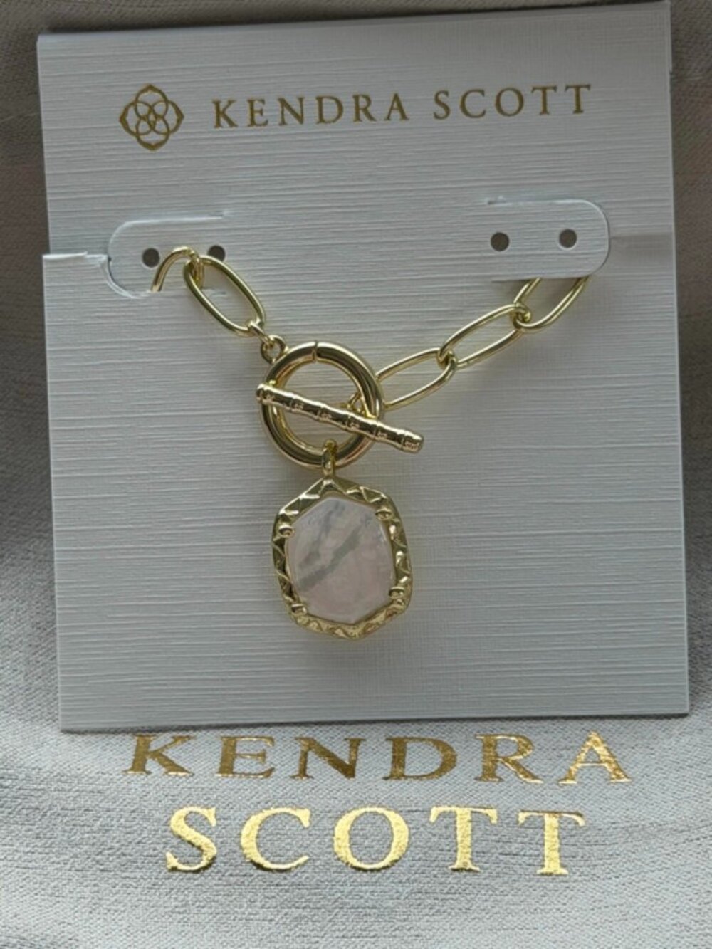 Kendra Scott white necklace